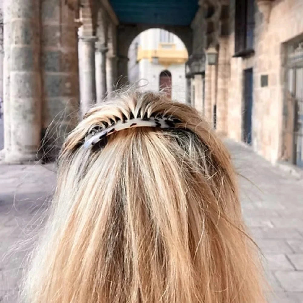 Acetate Hair Comb | Light Turtle