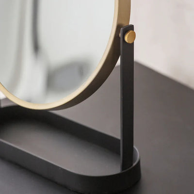 Adelphi Vanity Mirror | Steel Black