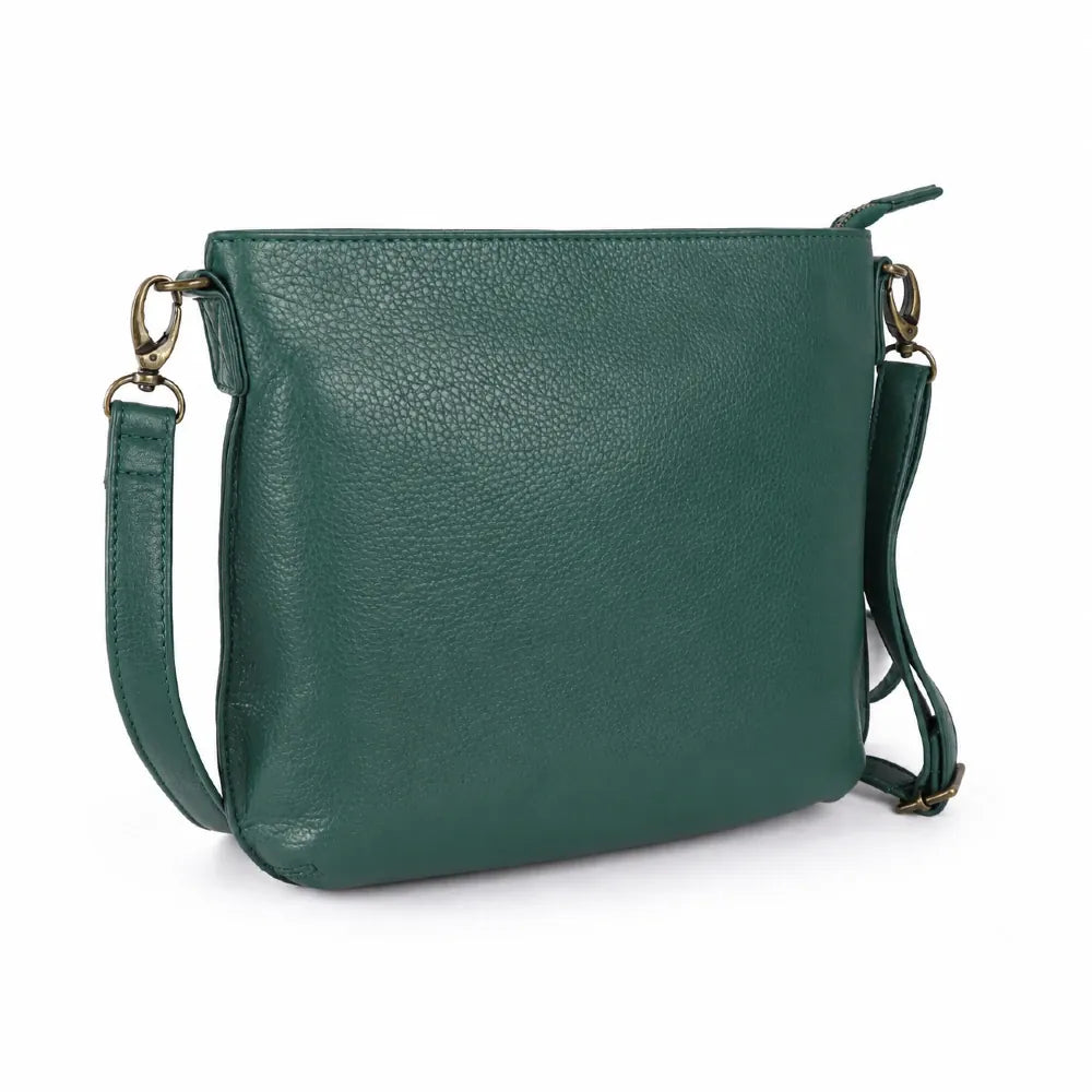 Amsterdam Crossbody Bag | Pine Green