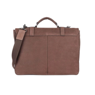 Beijing Leather Satchel | Dark Brown