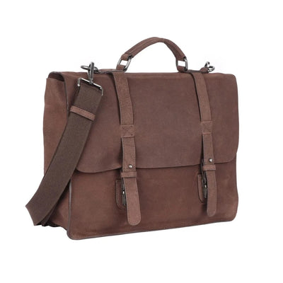 Beijing Leather Satchel | Dark Brown
