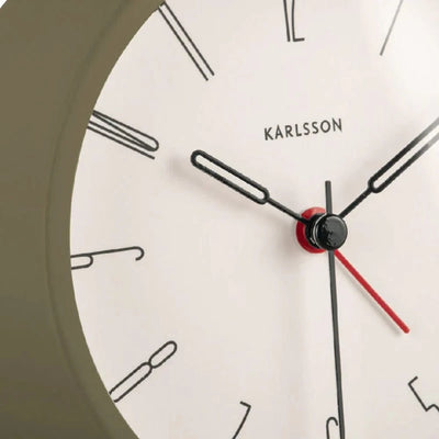 Belle Alarm Clock | Moss Green