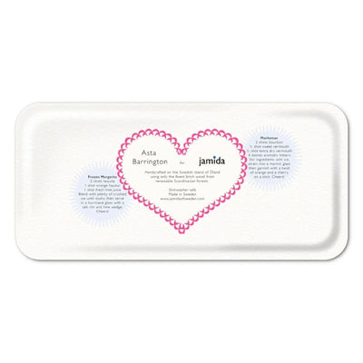 Birchwood Tray | Cocktail | Bright Pink