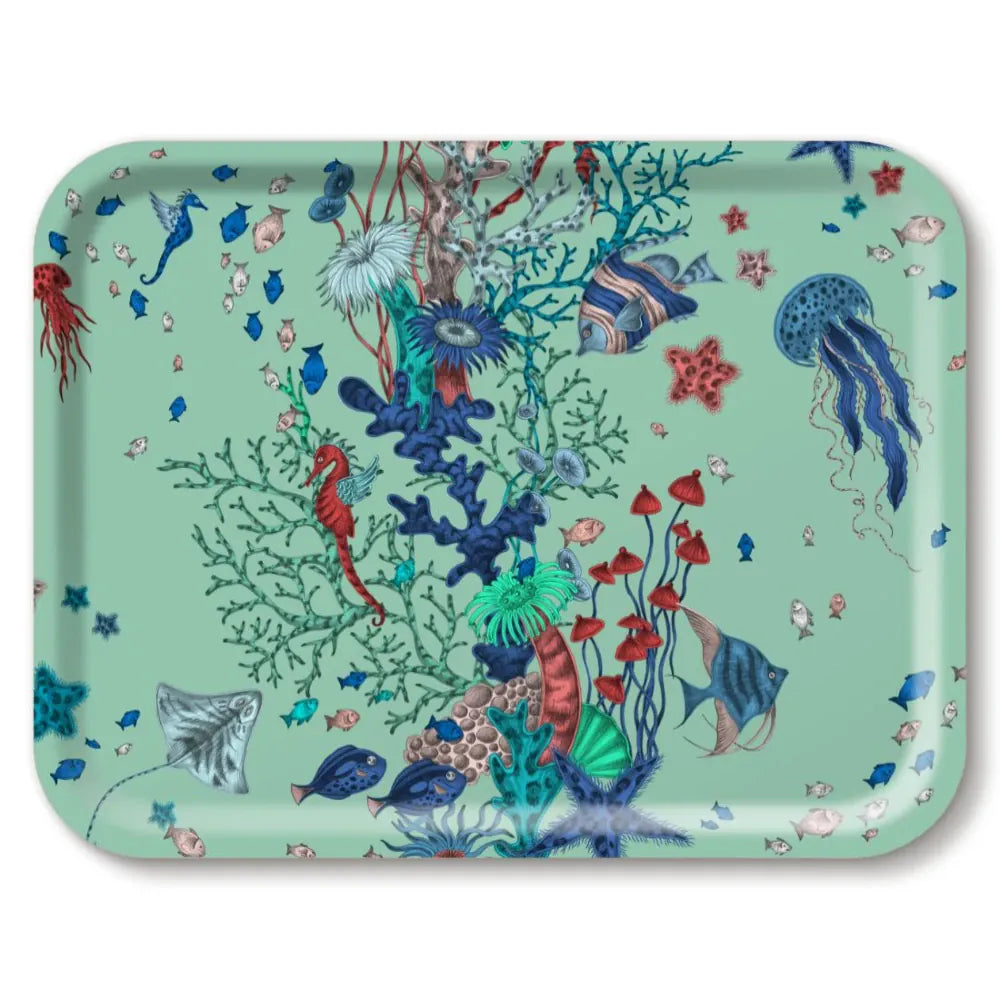Birchwood Tray Large Rectangle | Seaforest Aqua