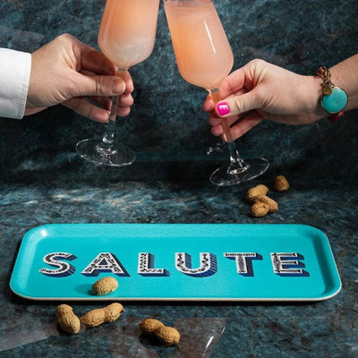 Birchwood Tray | Salute | Aqua