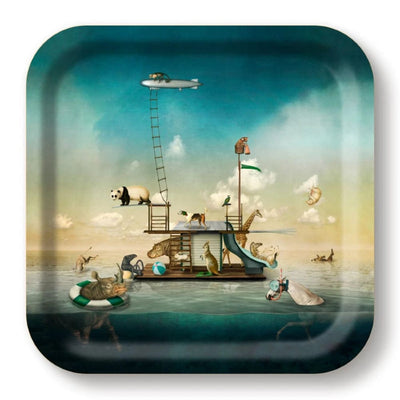 Birchwood Tray Small Square | Spring BreakBirchwood Tray Small Square | Spring Break Front