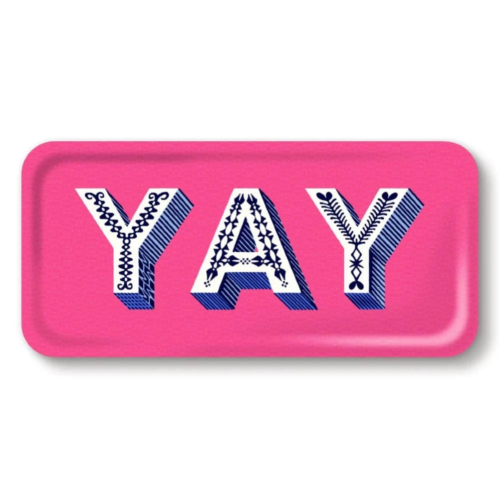 Birchwood Tray | Yay | Bright Pink