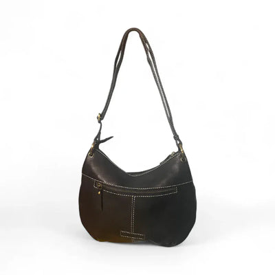Black Jasmine Leather Crossbody Bag