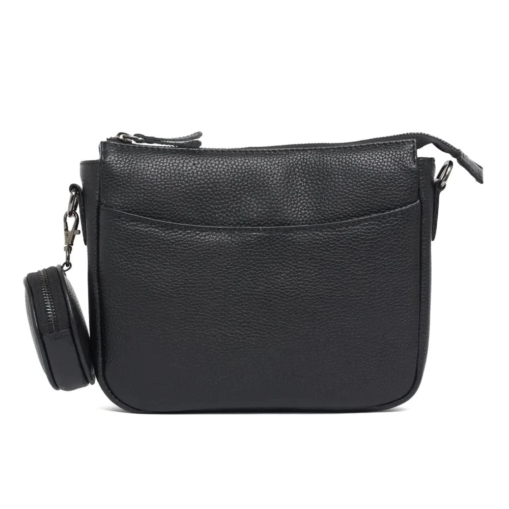 Black Sienna Shoulder/Cross Body Bag