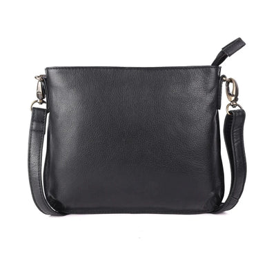 Black Tokyo Leather Handbag