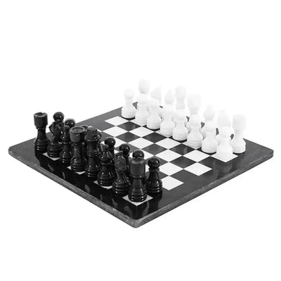 Black & White 30cm | Marble Chess Set