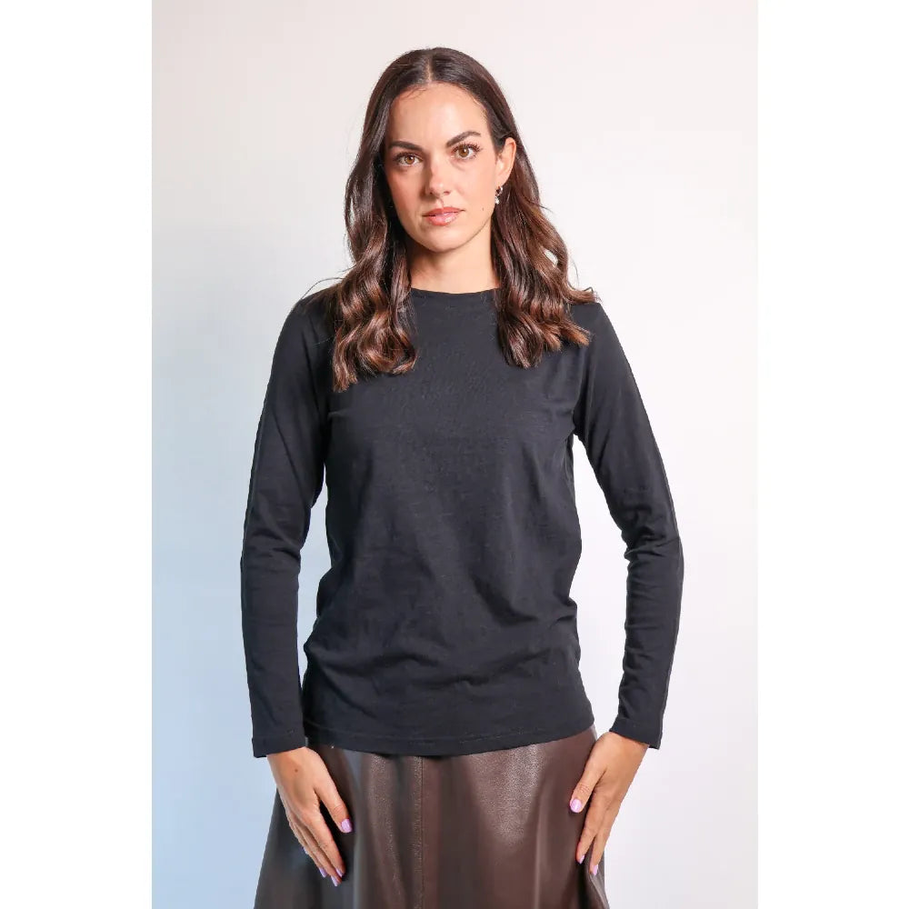 Black / X Small Velveteen Rabbit | Lucie Long Sleeve Tee
