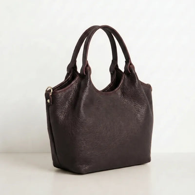 Calf-Skin Rosa Bag Dark Chocolate