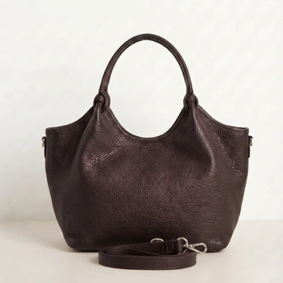 Calf-Skin Rosa Bag Dark Chocolate