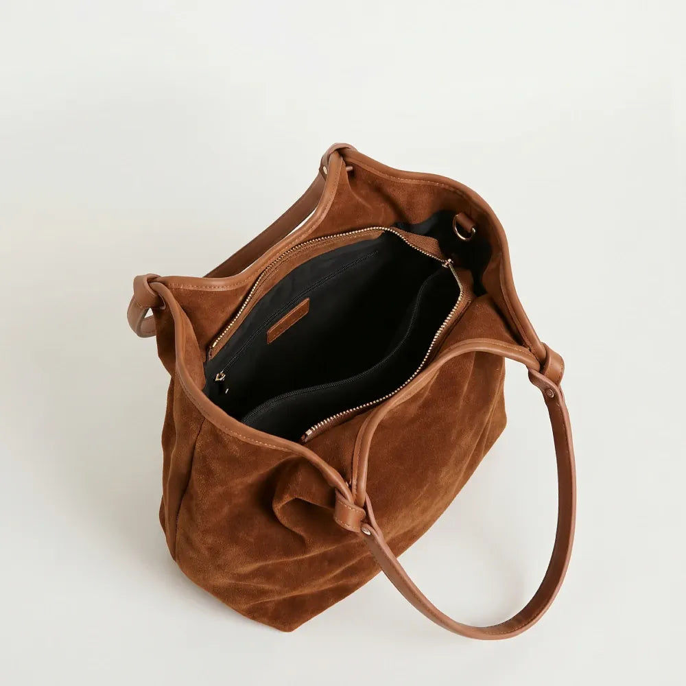 Calf-Suede Rosina Bag