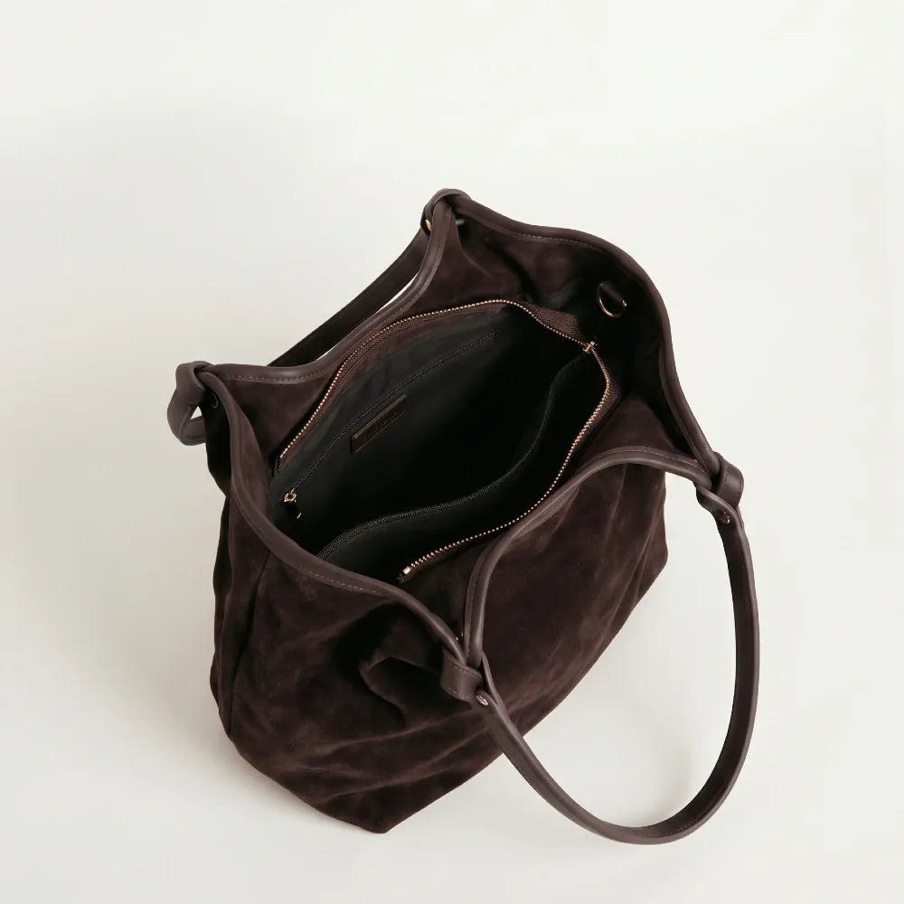 Calf-Suede Rosina Bag