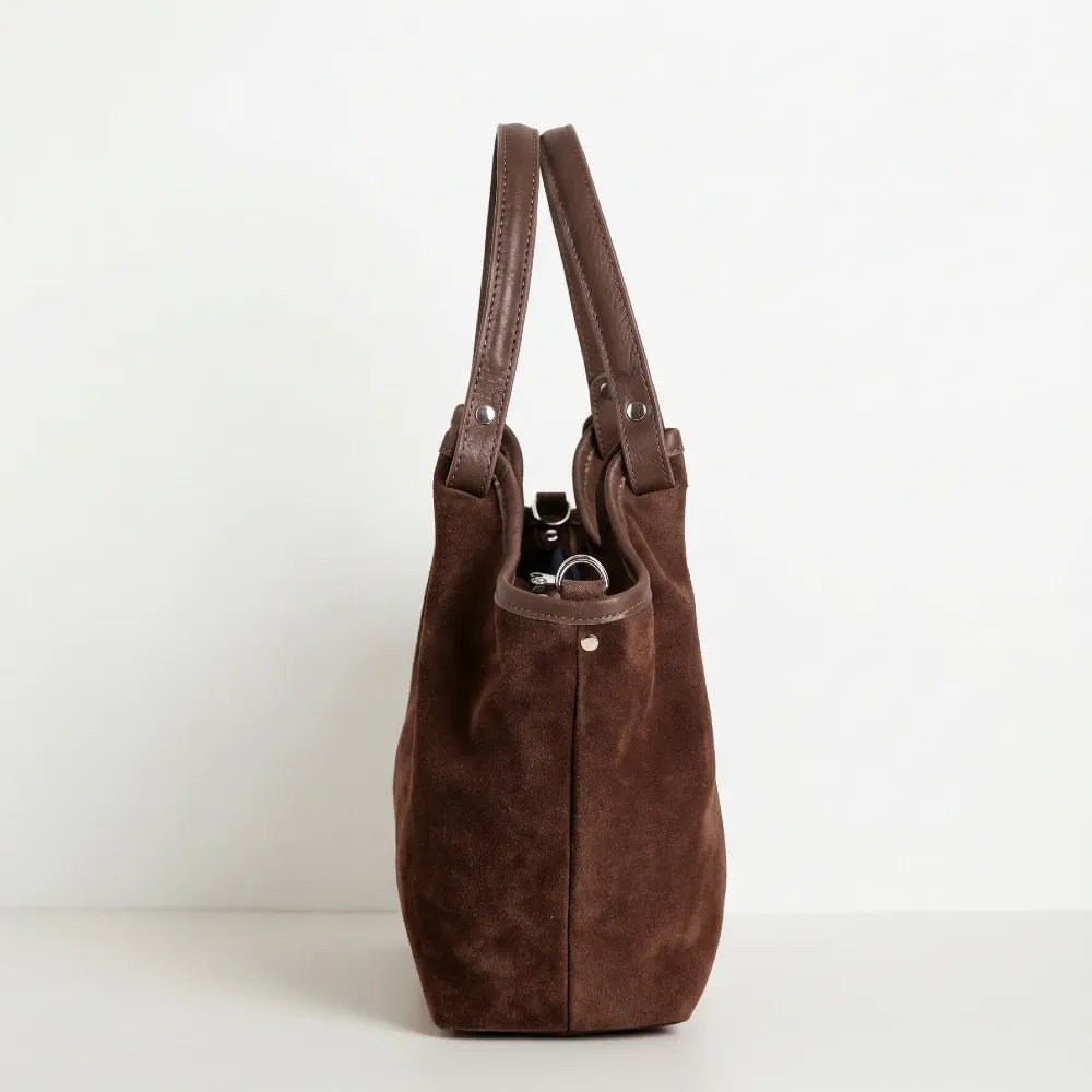 Calf-Suede Rosina Bag