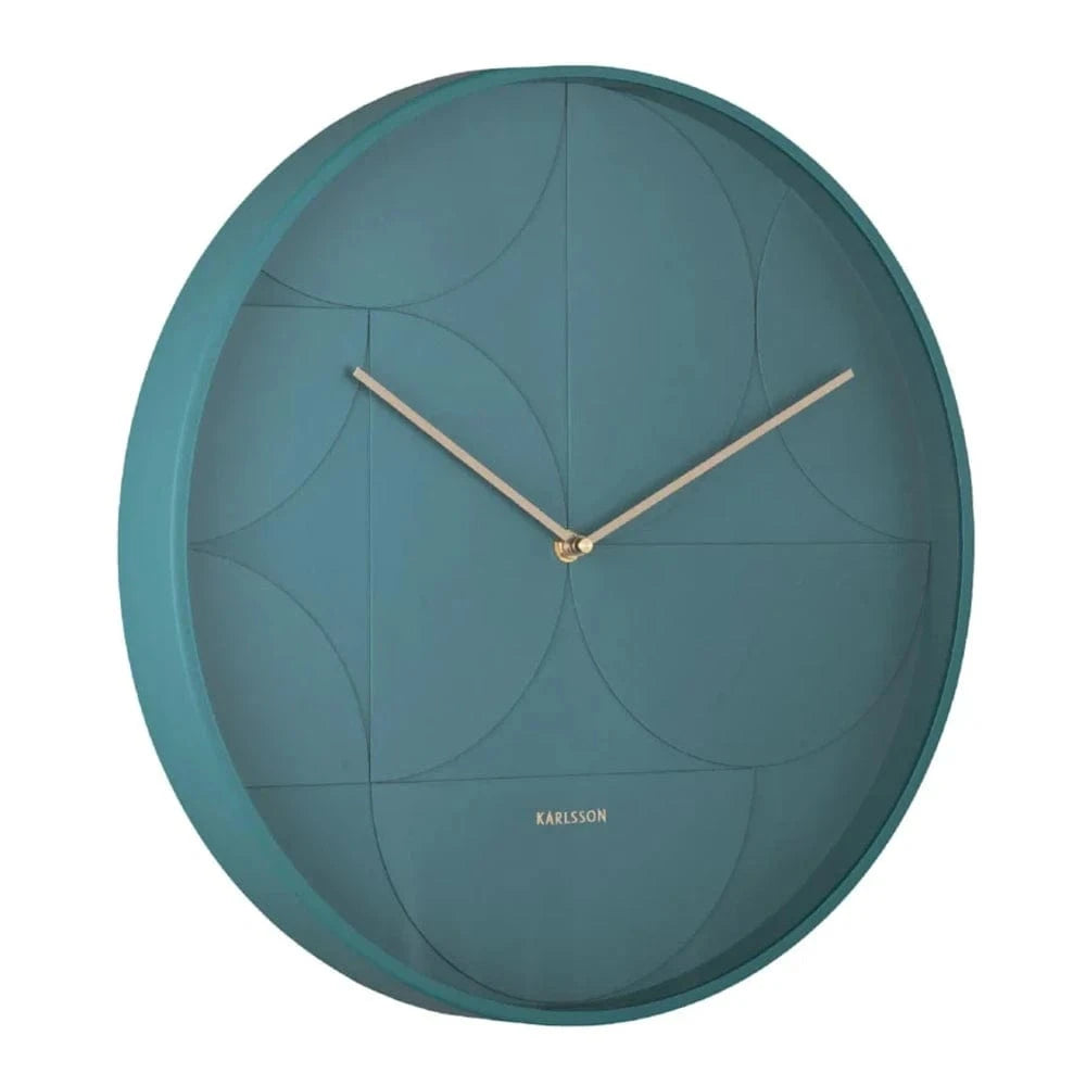 Echelon Wall Clock | Dark Blue