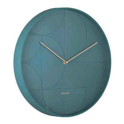 Echelon Wall Clock | Dark Blue