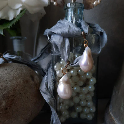 Emma Cunningham | Baroque Pearl Amulet Necklace