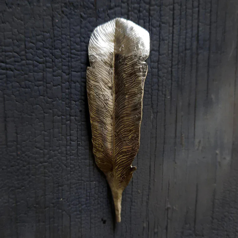 Emma Cunningham | Silver Feather Brooch