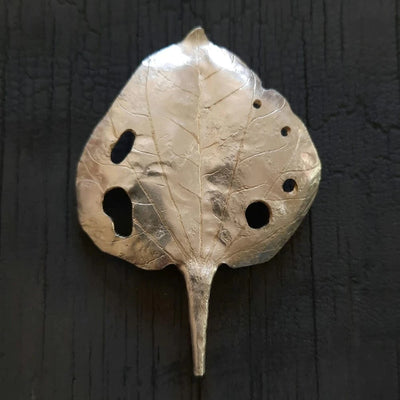 Emma Cunningham | Silver Kawakawa Brooch