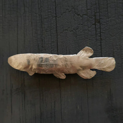 Emma Cunningham | Silver Kōkopu Brooch