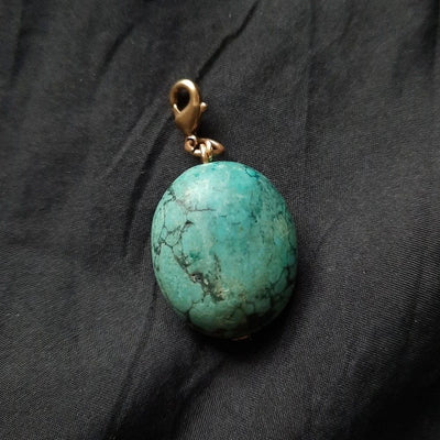 Emma Cunningham | Turquoise Amulet Necklace