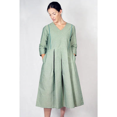 Green / Small Skuta Dress | Cotton