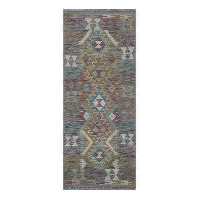 Hand Knotted Afghan Chobi Kilim | 150 x 60cm