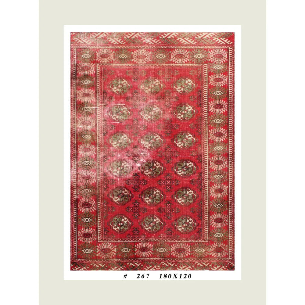 Hand Knotted Vintage Persian Shirazi Rug 620 | 180 x 120cm