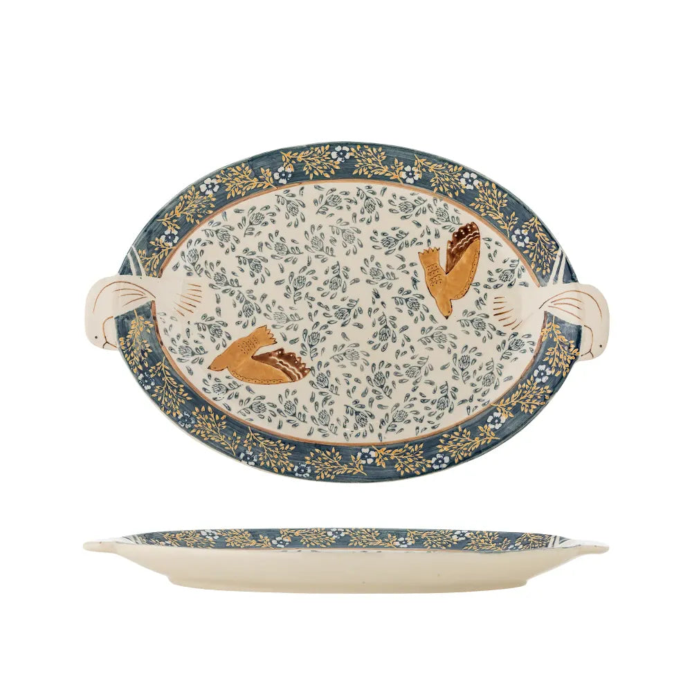Hezha Serving Tray | Blue