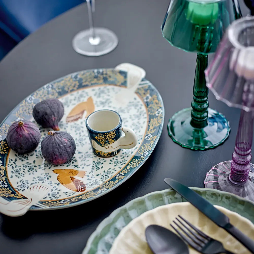 Hezha Serving Tray | Blue