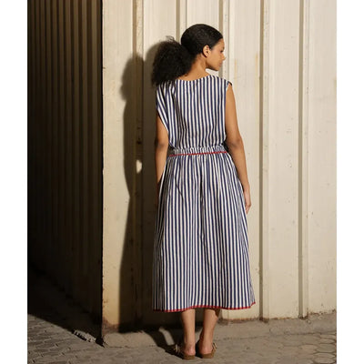 Isabella Cotton Silk Skirt | Nautical