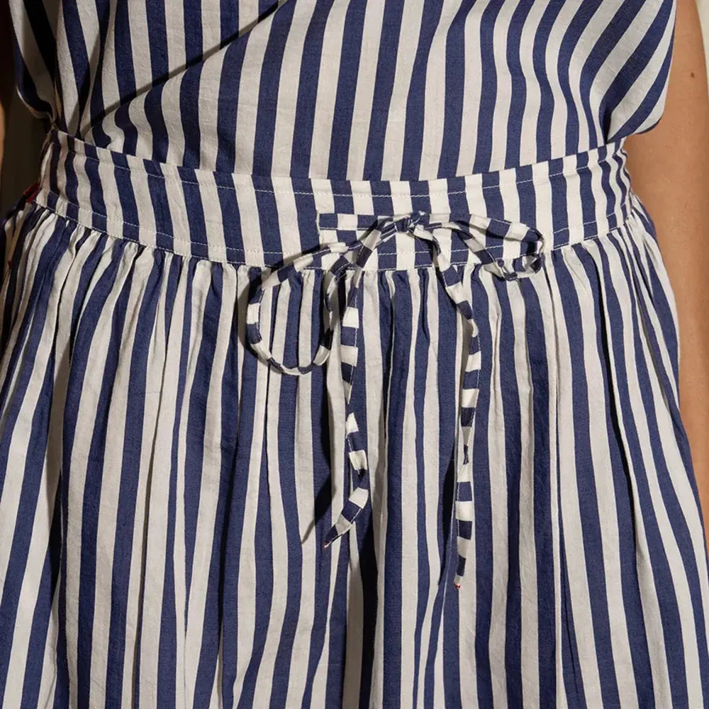 Isabella Cotton Silk Skirt | Nautical