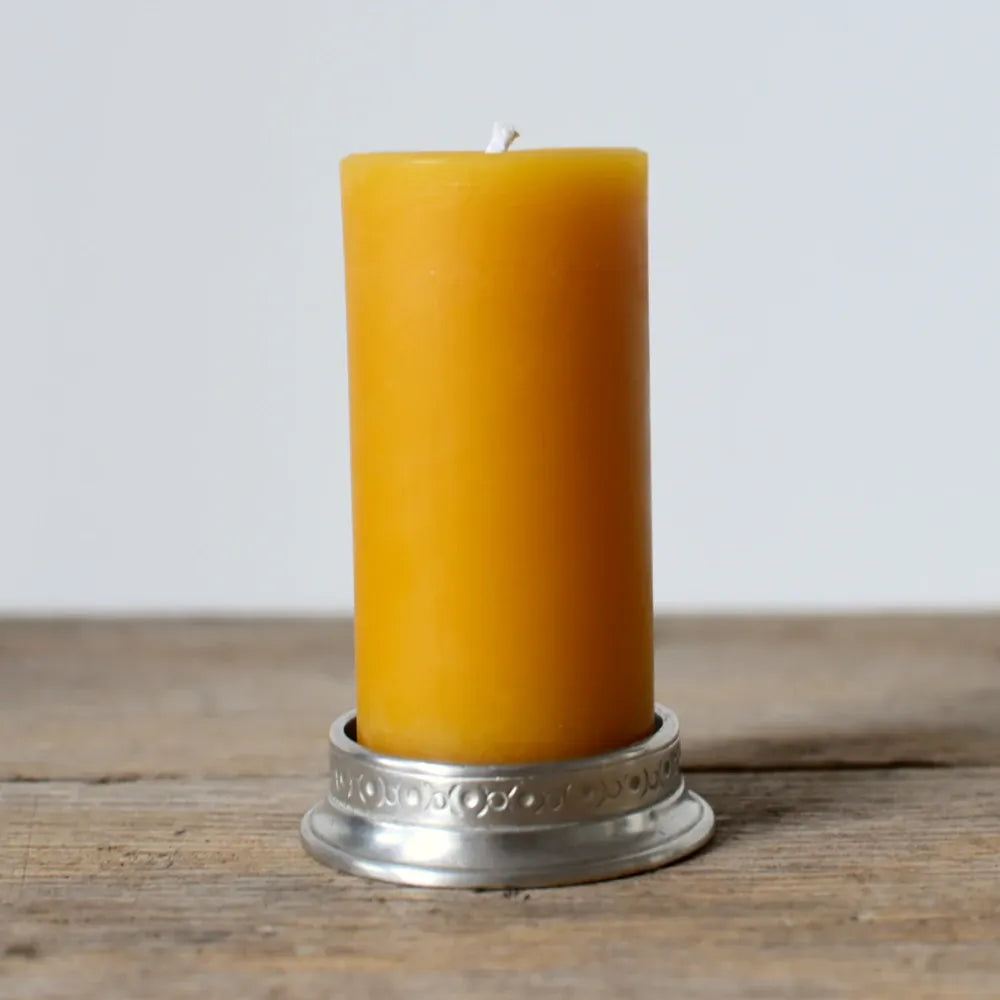 Italian Pewter Candle Coaster | Small