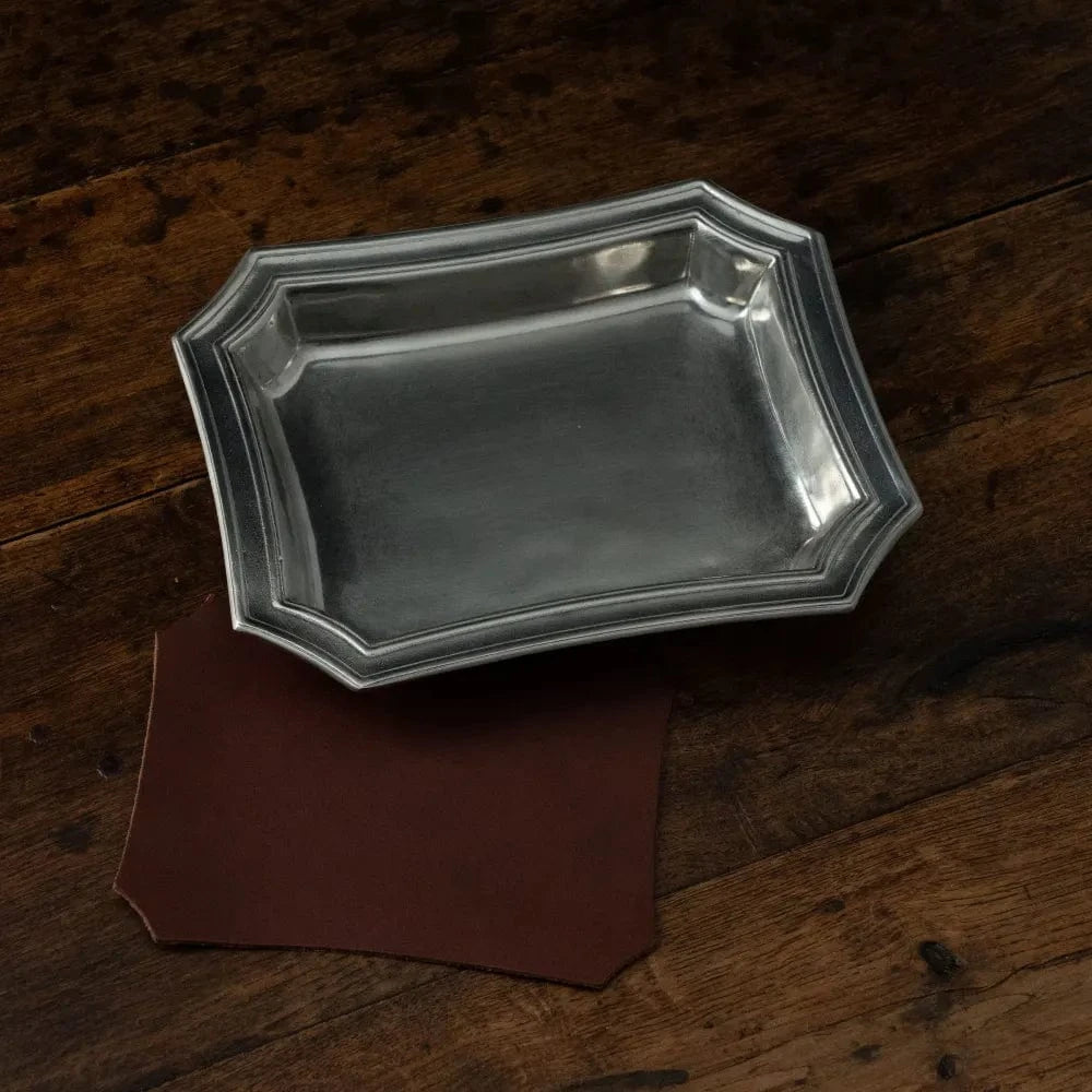 Italian Pewter Coin Tray