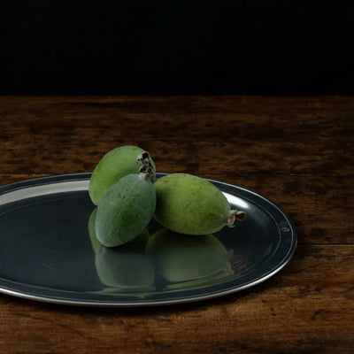 Italian Pewter Oval Tray 'Orvieto' | Large