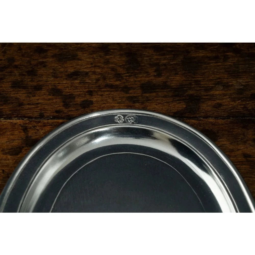 Italian Pewter Oval Tray 'Orvieto' | Medium