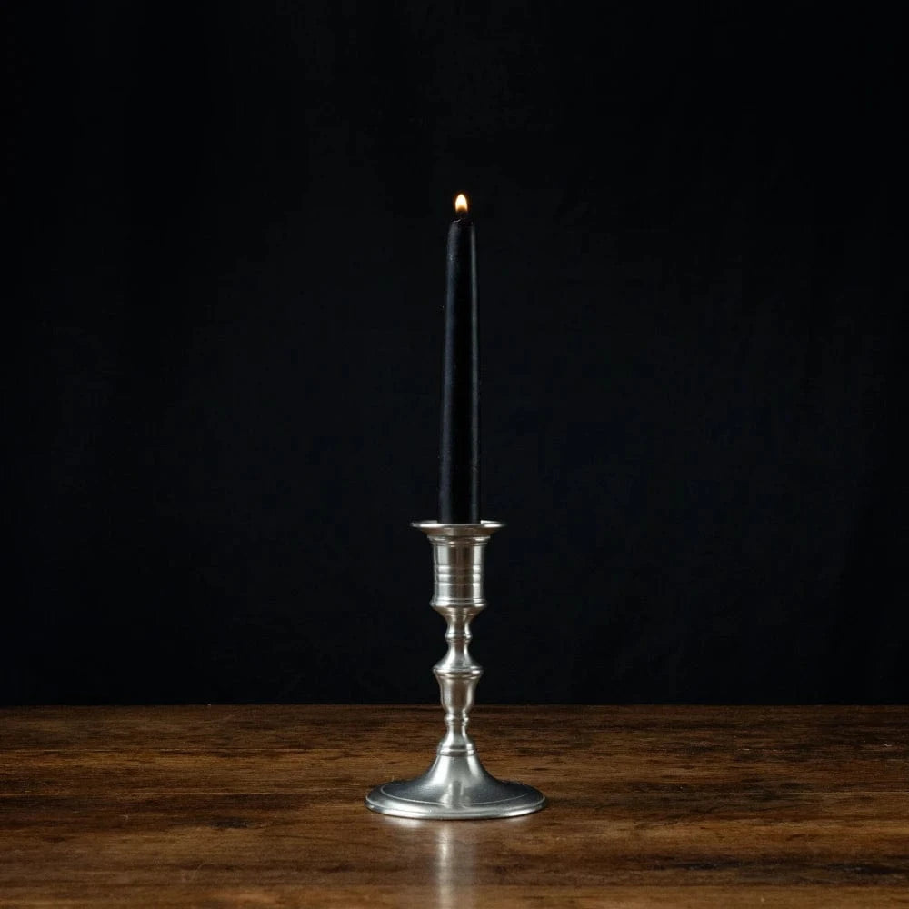 Italian Pewter Prato Candlestick