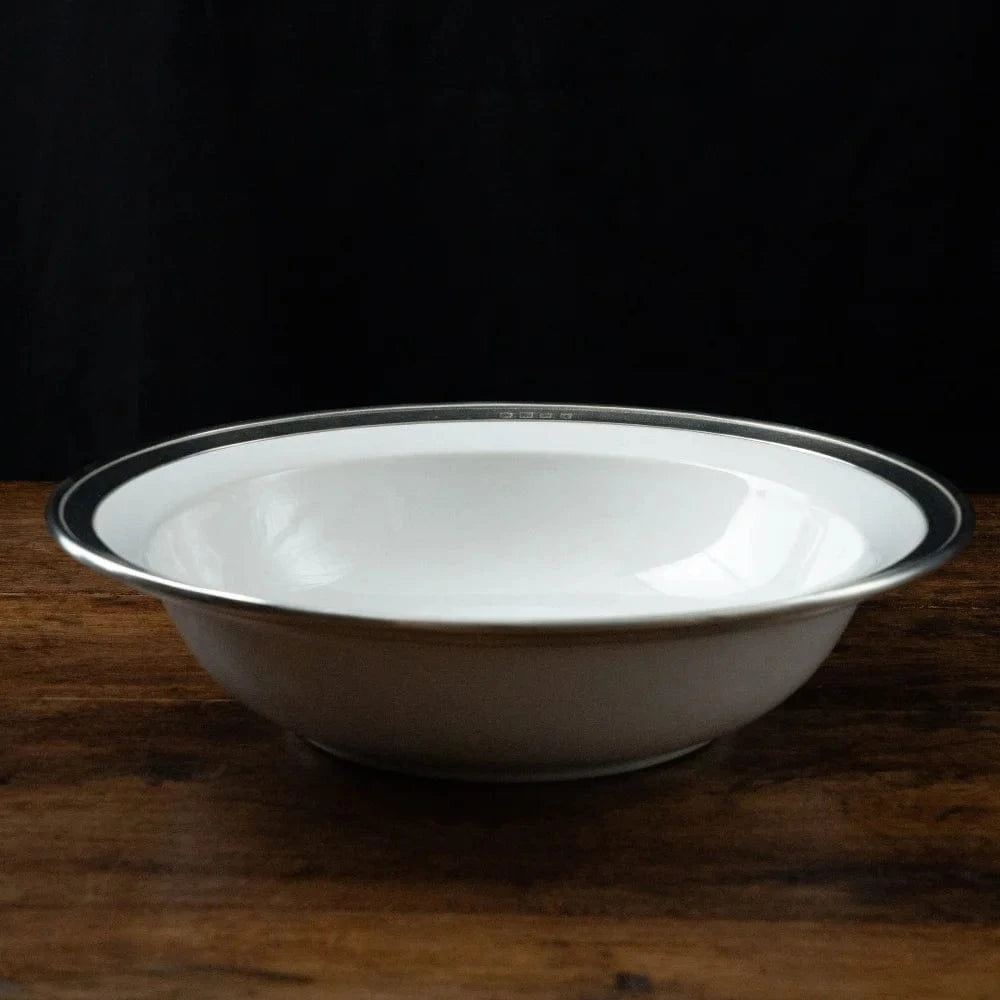 Italian Pewter Serving Bowl