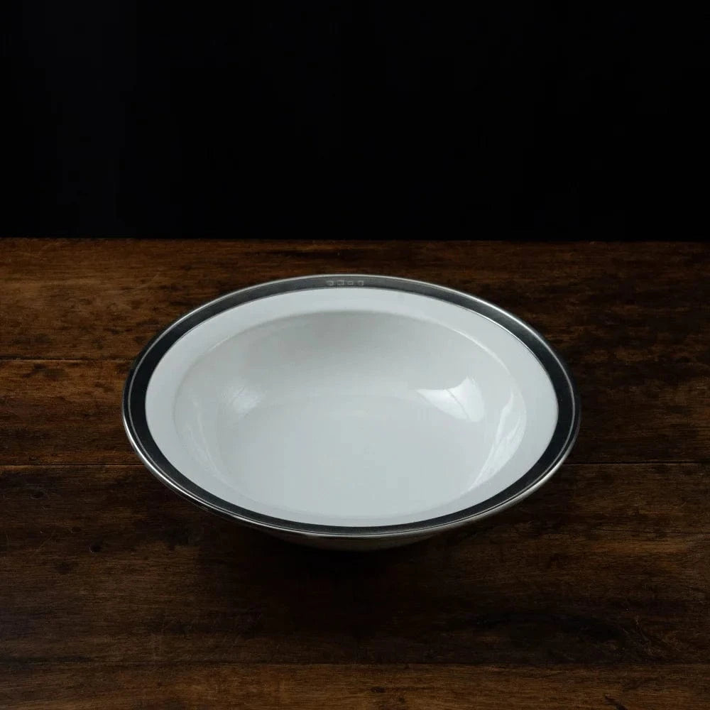 Italian Pewter Serving Bowl