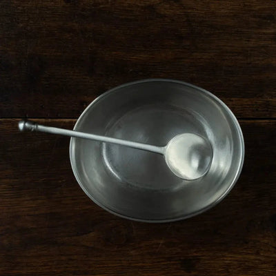 Italian Pewter Sugar Bowl & Spoon