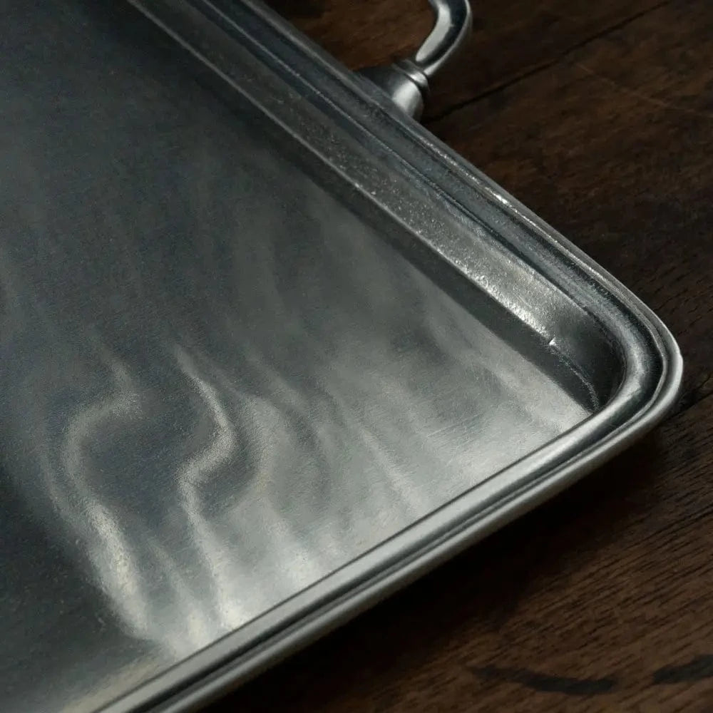 Italian Pewter Tray | Large