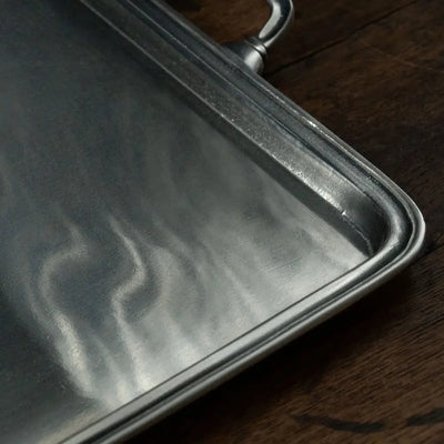 Italian Pewter Tray | Large