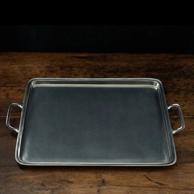Italian Pewter Tray | Medium