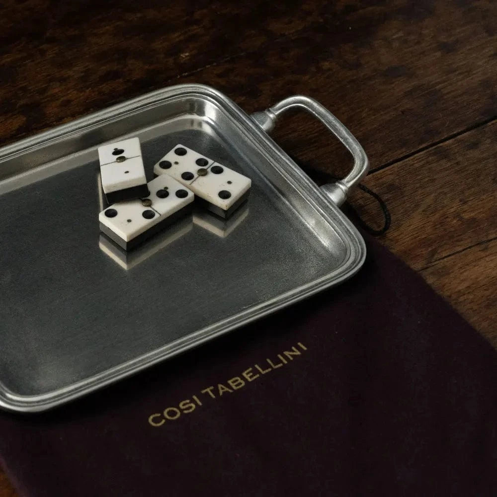 Italian Pewter Tray | Small