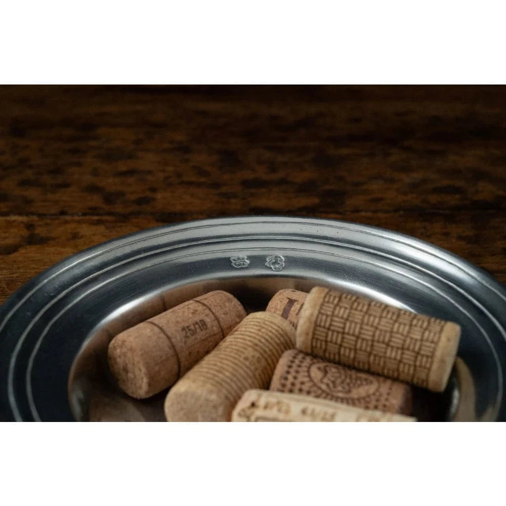 Italian Pewter Wine Bottle Coaster