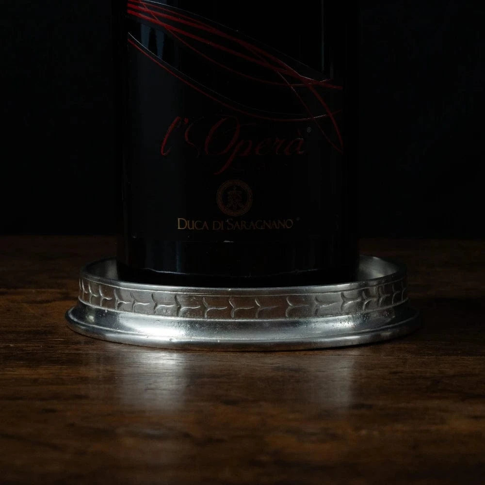 Italian Pewter Wine/Candle Coaster
