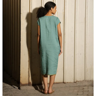 JoJo Linen Dress | Mineral